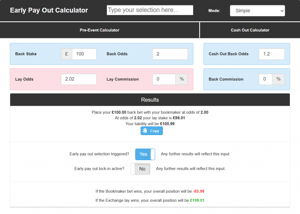 Early Payout Let Ride