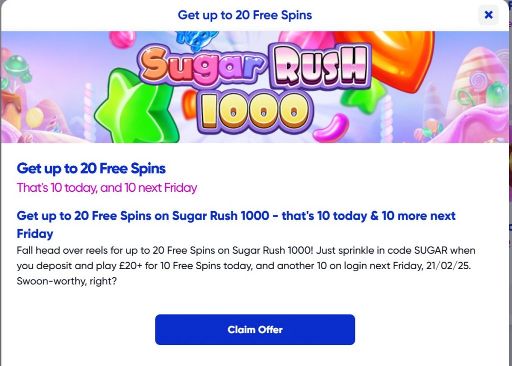 Low-risk offer example.